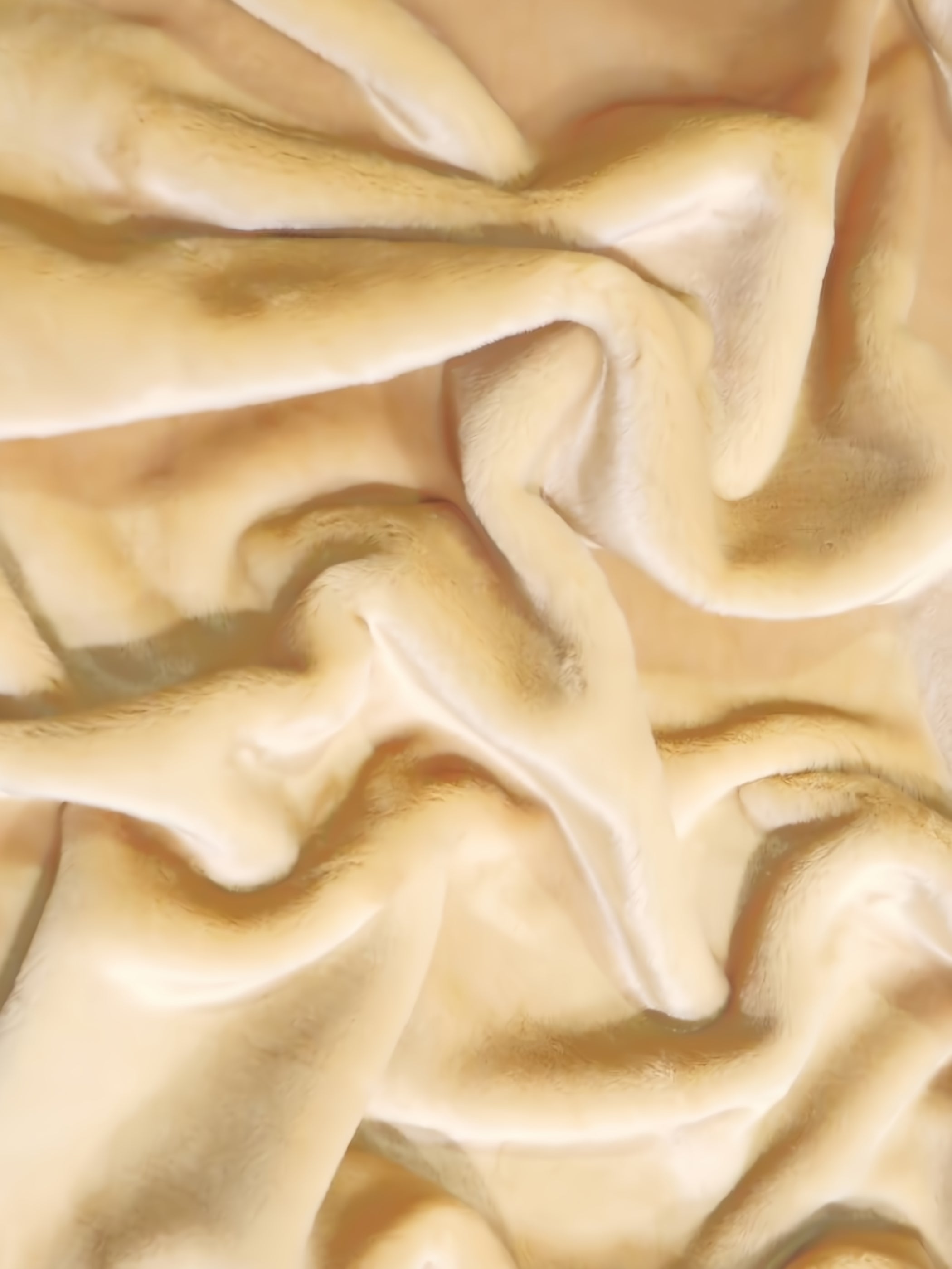Blonde Half Shag faux fur swatch