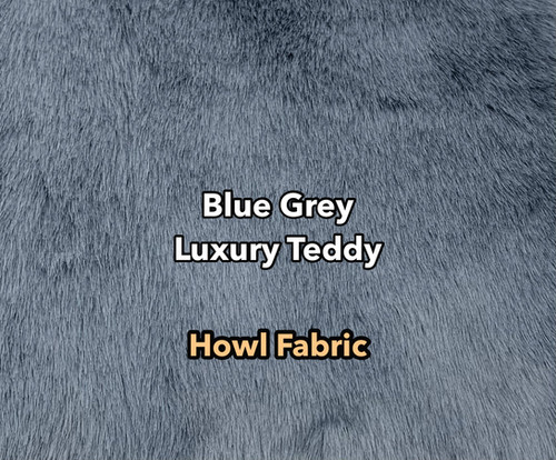 Blue Grey Luxury Teddy