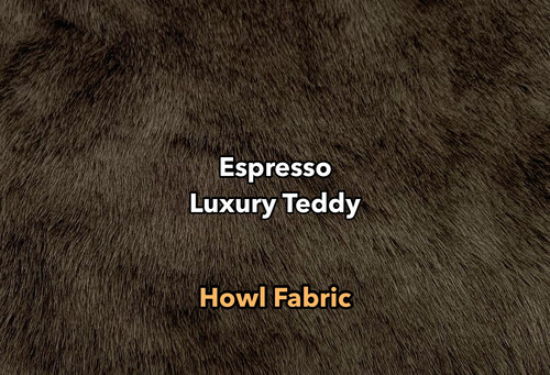 Espresso Luxury Teddy faux fur swatch