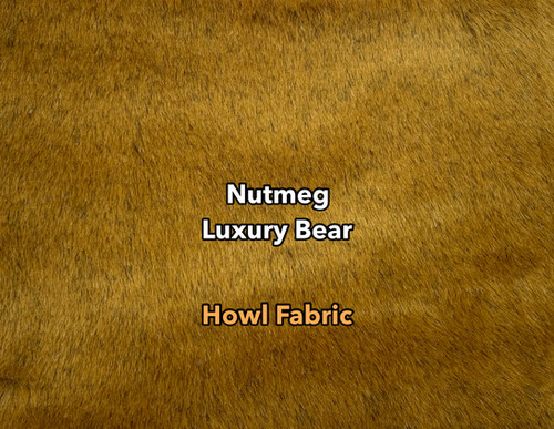 Nutmeg Luxury Bear faux fur swatch