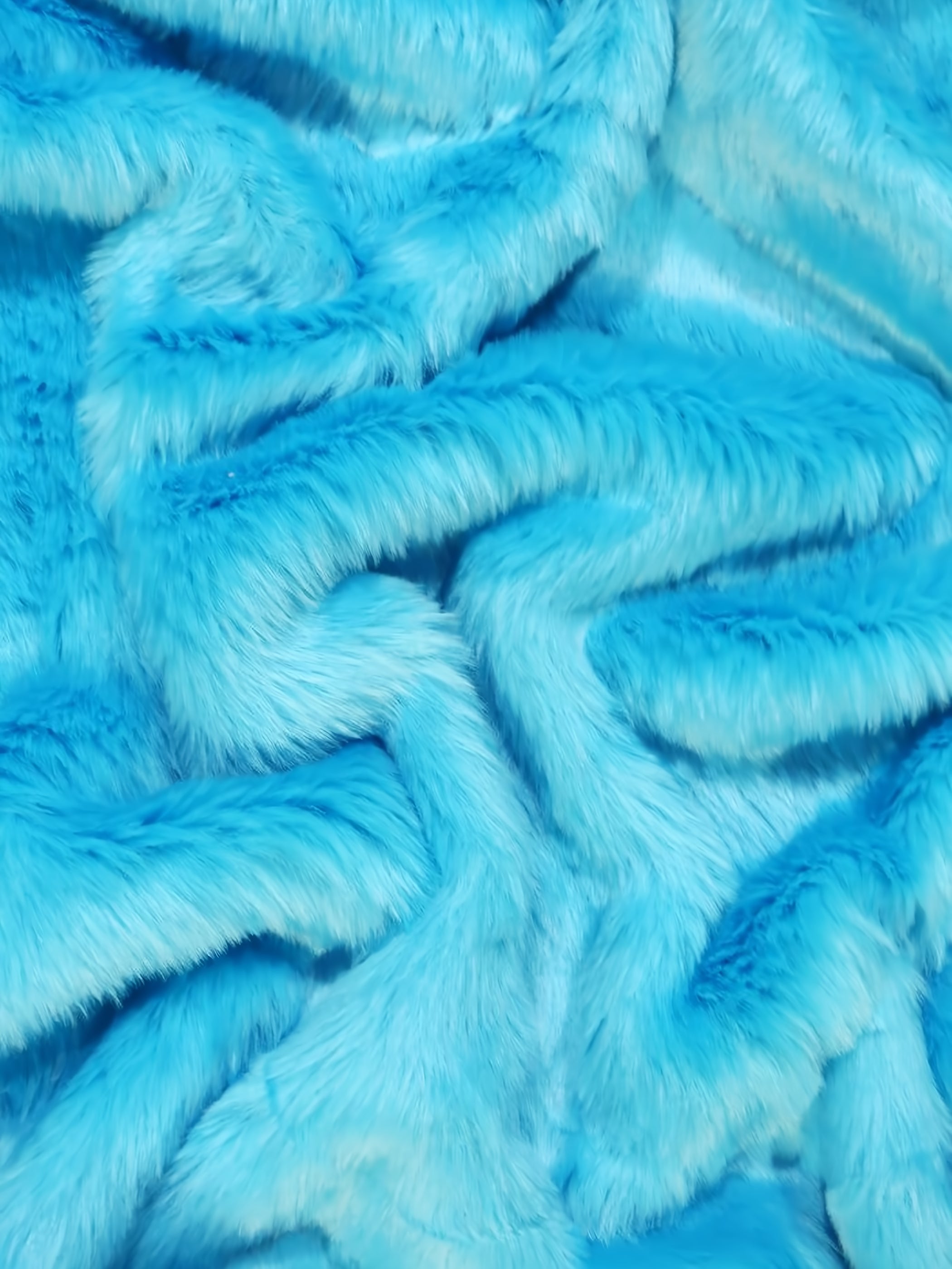 Electric Blue Short Shag