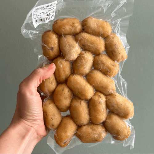 Croquete com pirarucu