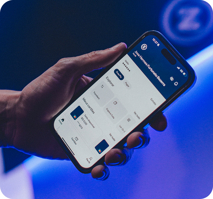 Interface financeira global Zendry