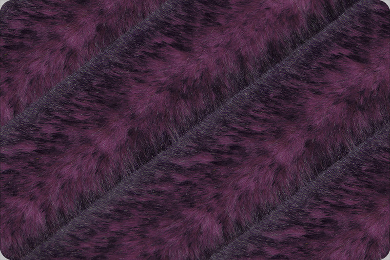 Plum Velvet Cuddle Frosted Baby Seal