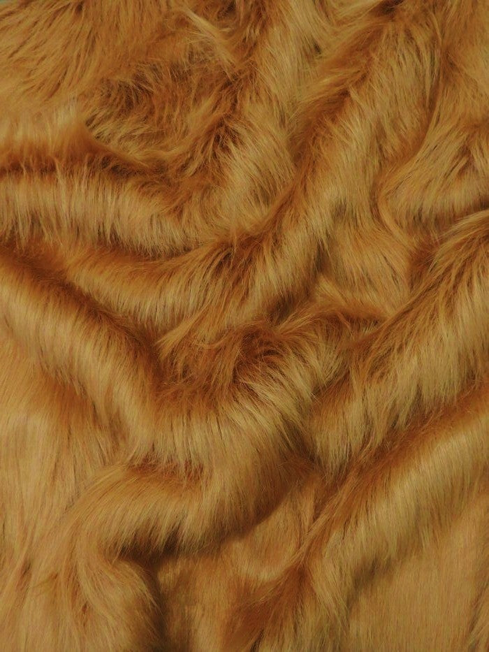 Saddle faux fur swatch