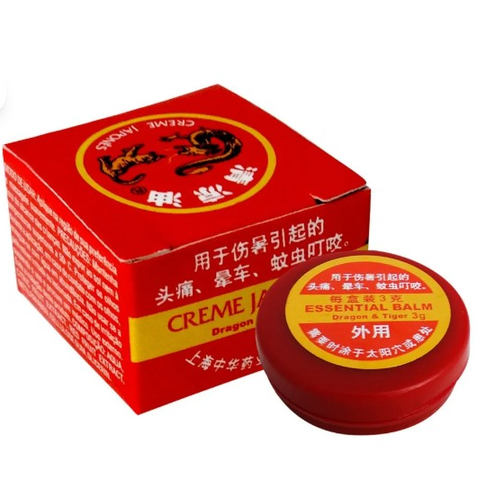Creme Japonês Dragon & Tiger Pomada Excitante Hot 3g