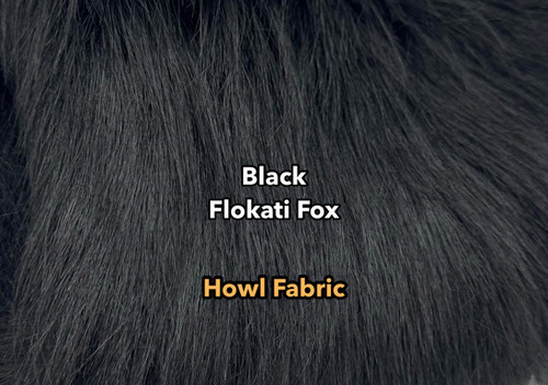 Black Flokati Fox