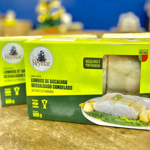 Lombo de bacalhau dessalgado 600g