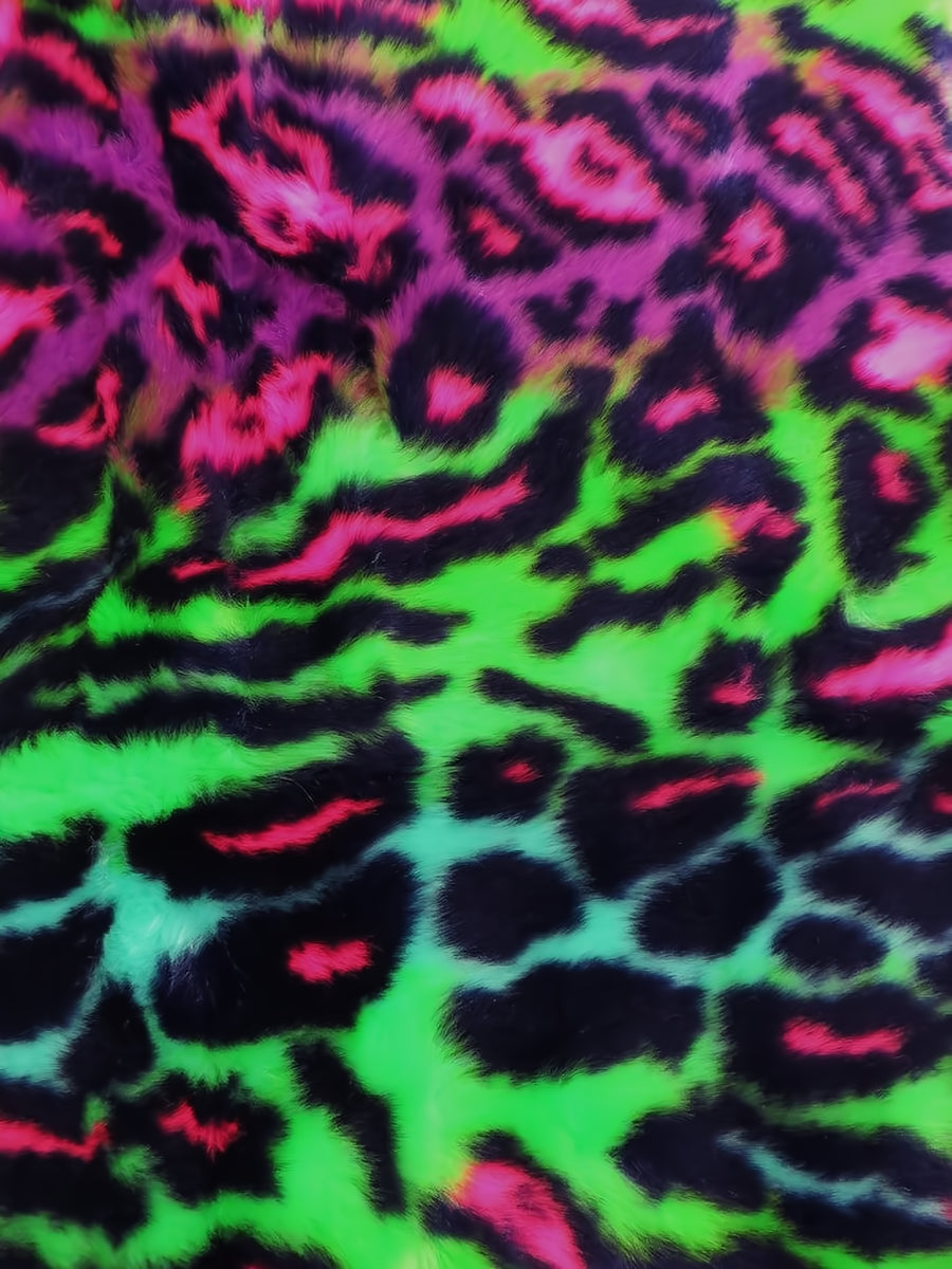 Fuchsia - Dark Purple - Green