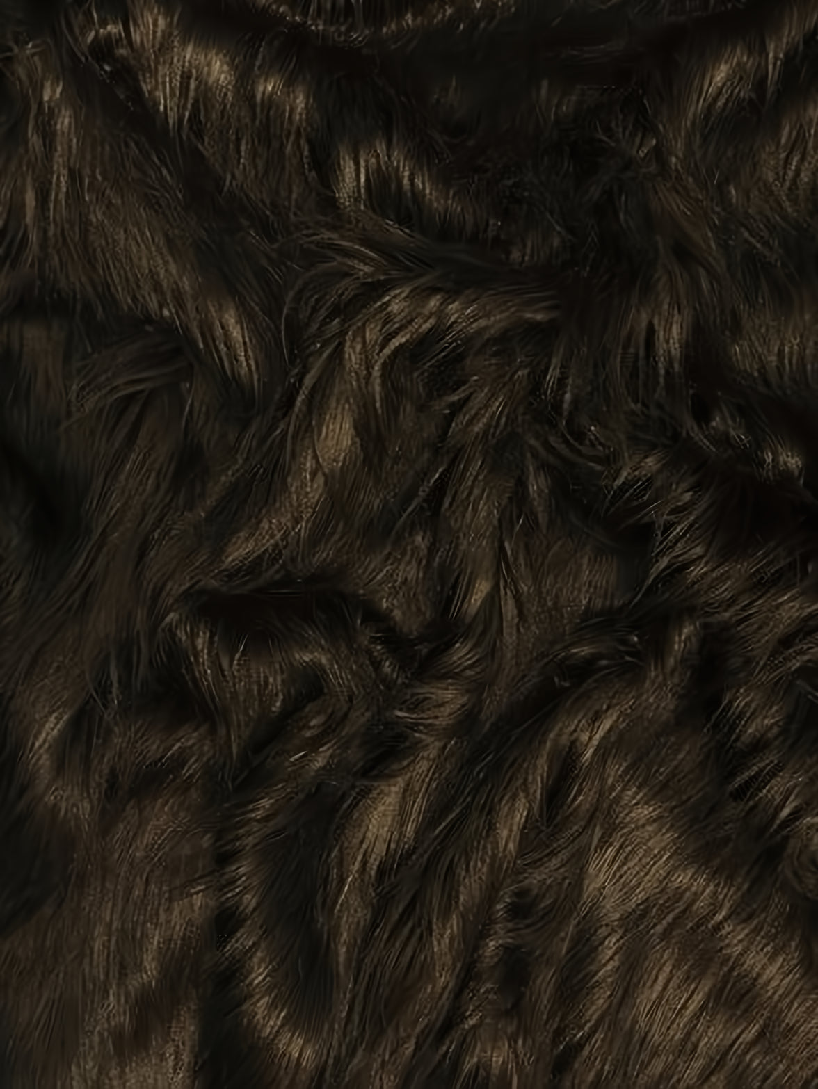 Brown Gorilla faux fur swatch
