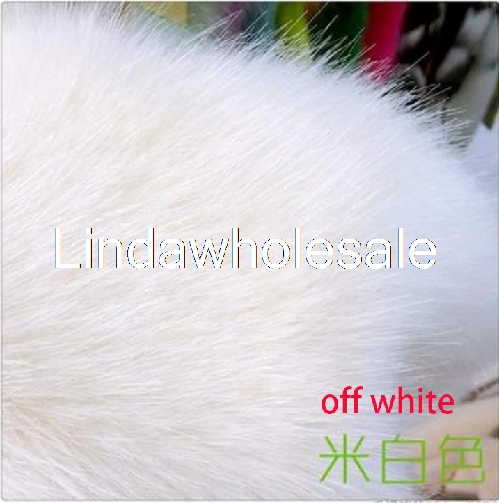 No.23 Off White faux fur swatch