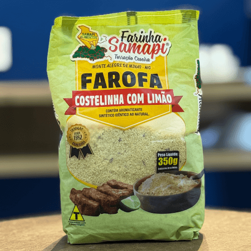 Farofa pronta - Costelinha com limão