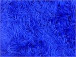Royal Blue Mongolian faux fur swatch