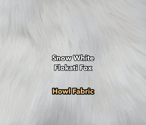 Snow White Flokati Fox