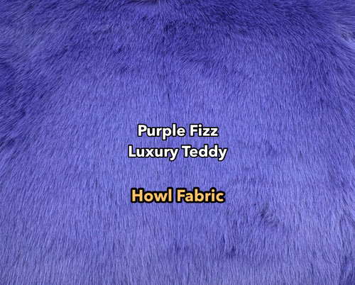 Purple Fizz Luxury Teddy faux fur swatch