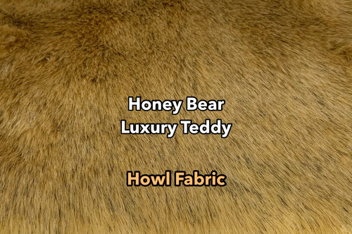 Honey Bear Luxury Teddy faux fur swatch