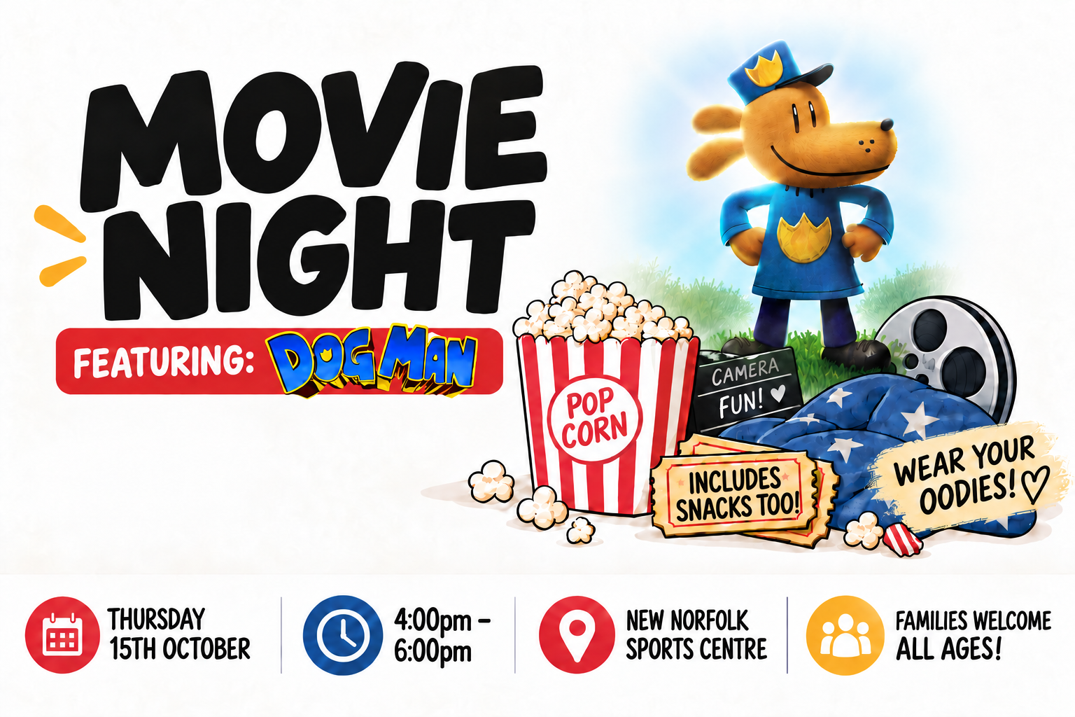 Movie Night program flyer