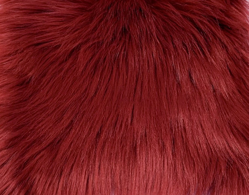 Dark Red Luxury Shag