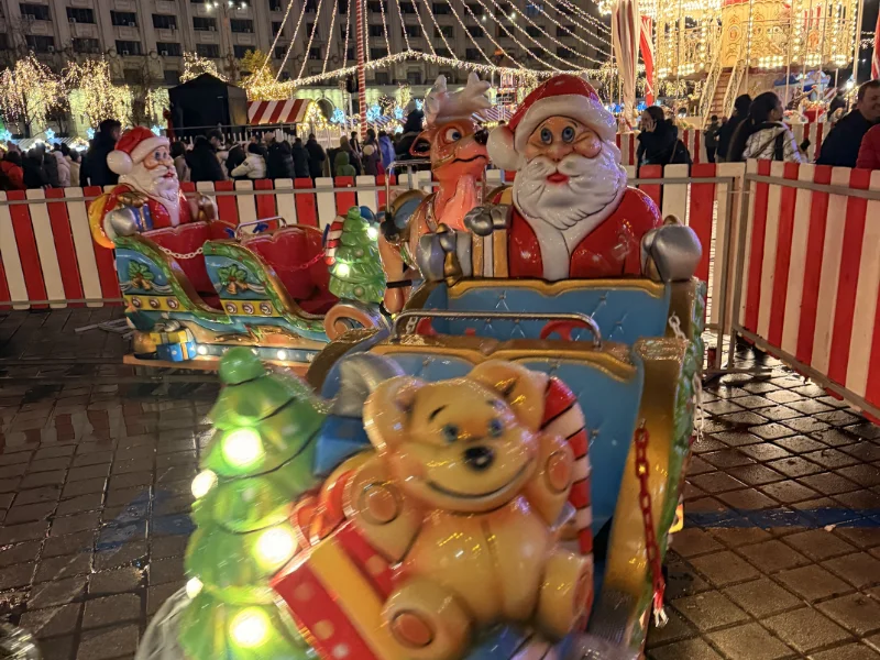 trenulet electric copii targ seara