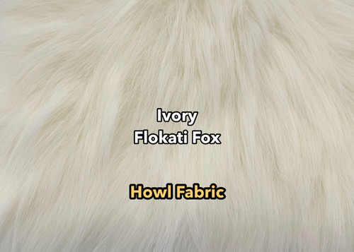 Ivory Flokati Fox